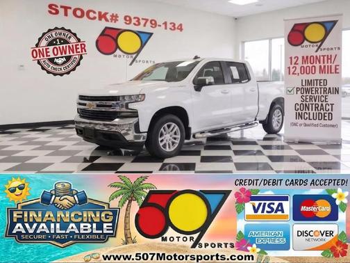 White 2019 Chevrolet Silverado 1500 LT