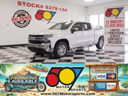 White 2019 Chevrolet Silverado 1500 LT