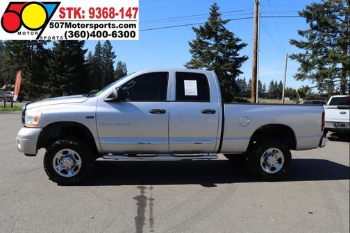 Bright Silver Metallic Clearcoat 2006 Dodge Ram 2500 Laramie Quad Cab