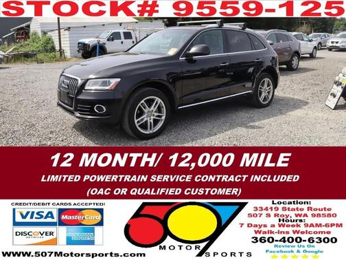 Black 2016 Audi Q5 2.0T Premium Plus