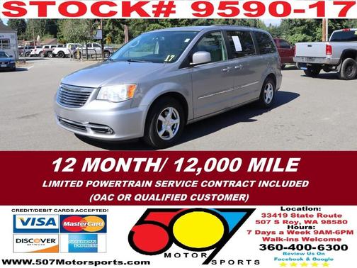 Billet Silver Metallic Clearcoat 2013 Chrysler Town & Country Touring