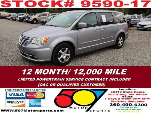 Billet Silver Metallic Clearcoat 2013 Chrysler Town & Country Touring