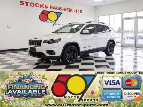 Pearl White Pearlcoat 2019 Jeep Cherokee Latitude Plus