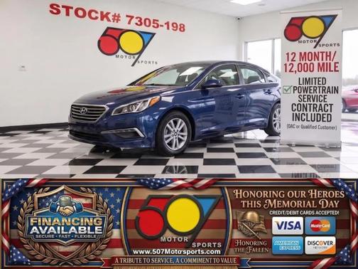 Lakeside Blue 2015 Hyundai SONATA SE