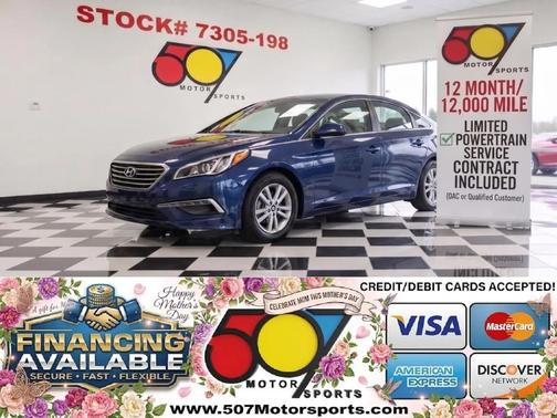 Lakeside Blue 2015 Hyundai SONATA SE