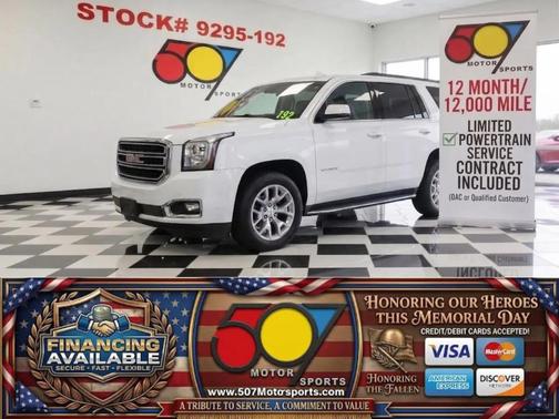 White 2015 GMC Yukon SLT