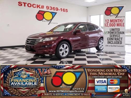 Burgundy 2012 Honda Crosstour EX-L
