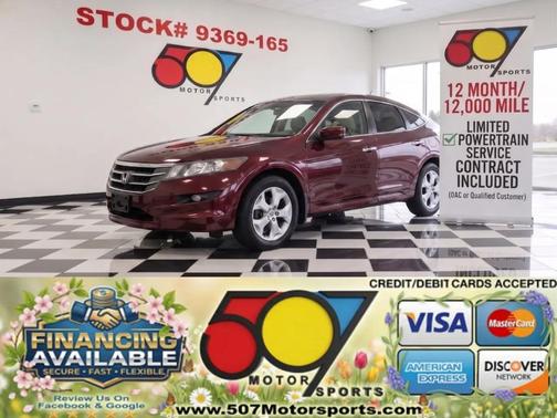 Burgundy 2012 Honda Crosstour EX-L