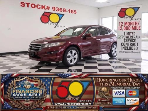 Burgundy 2012 Honda Crosstour EX-L