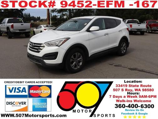 Frost White Pearl 2016 Hyundai Santa Fe Sport 2.4L