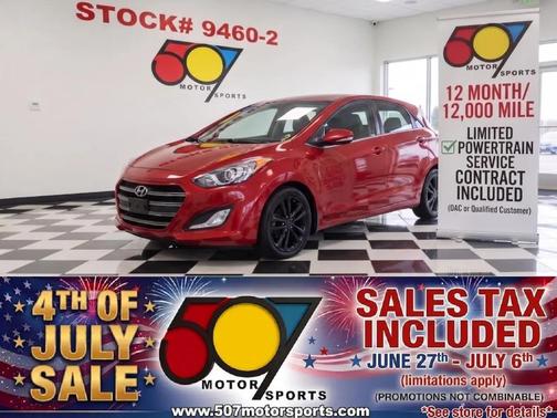 Geranium Red 2016 Hyundai Elantra GT Base
