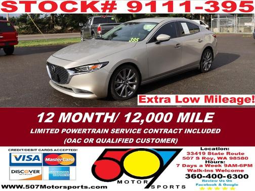 2022 Mazda Mazda3 FWD w/Select Package