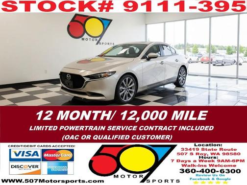 2022 Mazda Mazda3 FWD w/Select Package