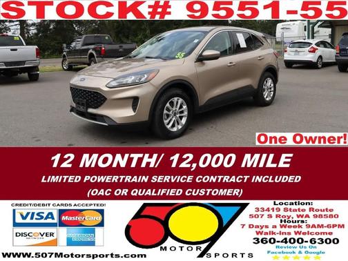 Desert Gold Metallic 2021 Ford Escape SE