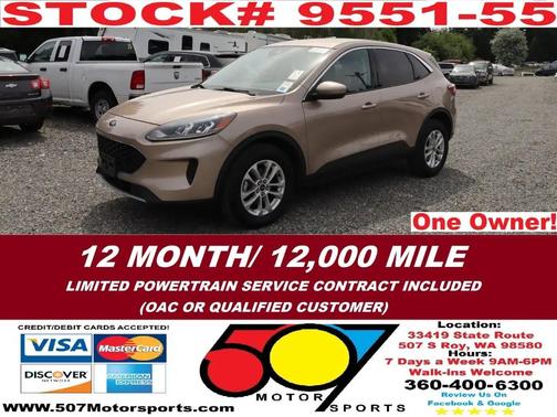 Brown 2021 Ford Escape SE