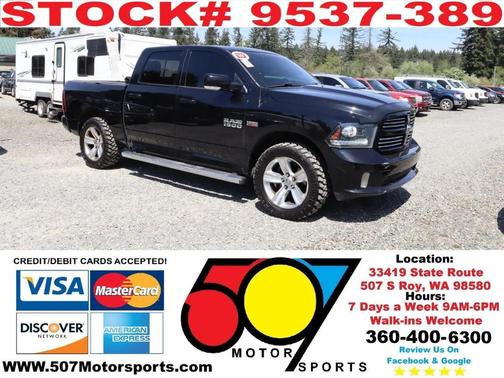 Black Clearcoat 2014 RAM 1500 Sport