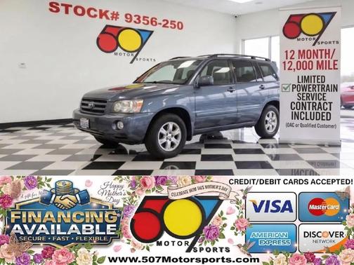 Bluestone Metallic 2003 Toyota Highlander Base