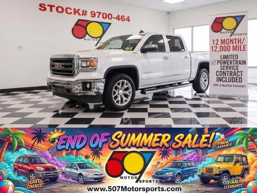 White 2015 GMC Sierra 1500 SLT