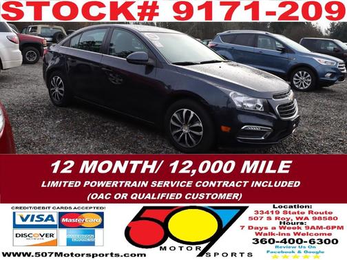 2015 Chevrolet Cruze 1LT