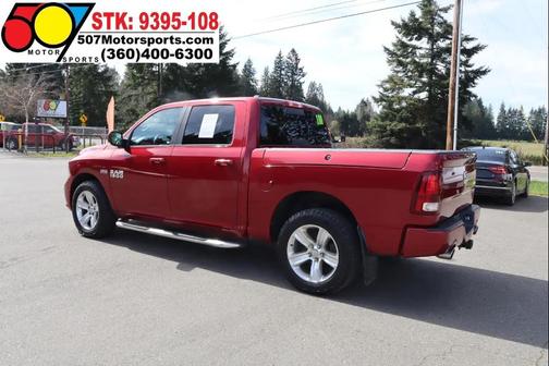 Red 2015 RAM 1500 Sport