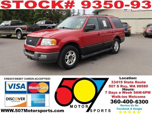 Red 2003 Ford Expedition XLT