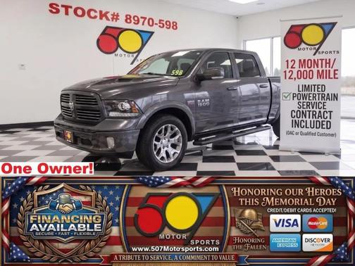 Gray 2018 RAM 1500 Limited Crew Cab 4x4 6'4' Box