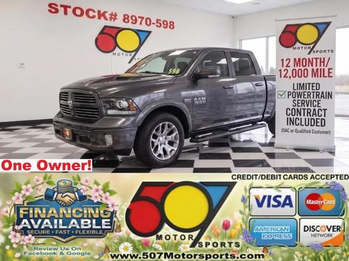 Gray 2018 RAM 1500 Limited Crew Cab 4x4 6'4' Box