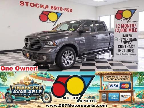 Gray 2018 RAM 1500 Limited Crew Cab 4x4 6'4' Box