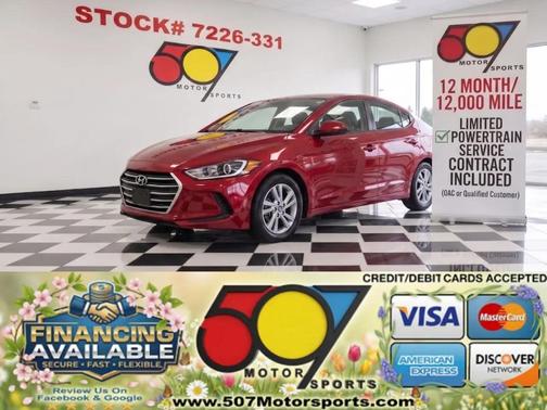 Scarlet Red Pearl 2017 Hyundai ELANTRA SE