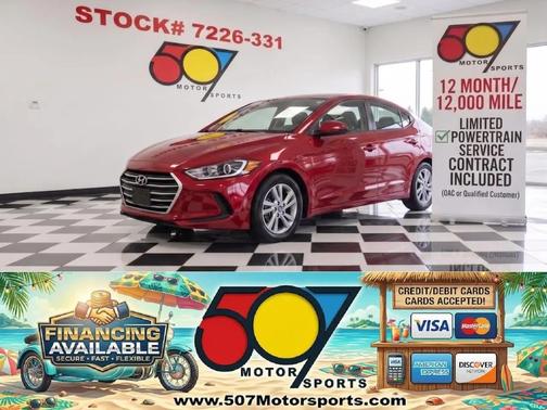 Scarlet Red Pearl 2017 Hyundai ELANTRA SE