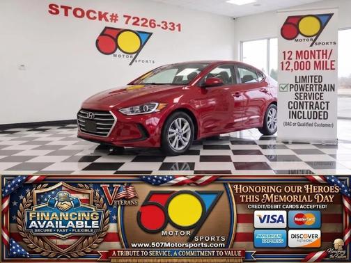Scarlet Red Pearl 2017 Hyundai ELANTRA SE