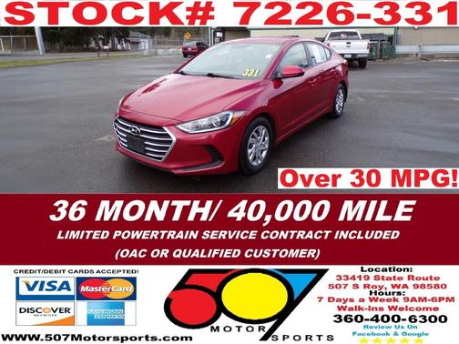2017 Hyundai ELANTRA SE