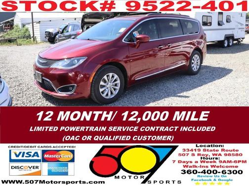 Velvet Red Pearlcoat 2017 Chrysler Pacifica Touring-L