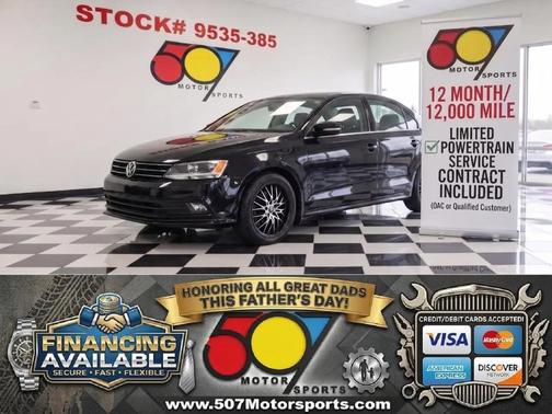 Black 2017 Volkswagen Jetta 1.8T SEL