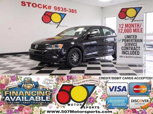 Black 2017 Volkswagen Jetta 1.8T SEL