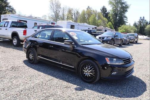 Black 2017 Volkswagen Jetta 1.8T SEL