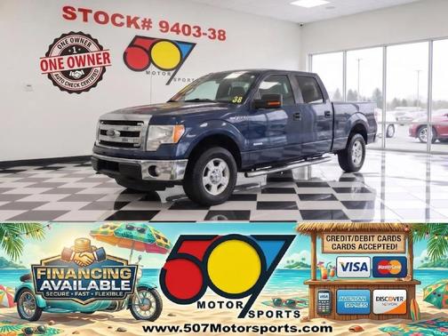 Blue 2013 Ford F-150 XLT