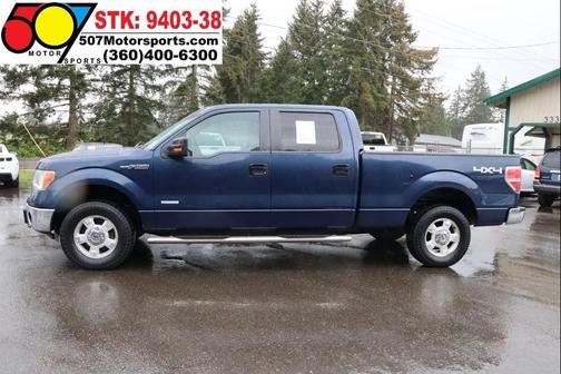 Blue 2013 Ford F-150 XLT