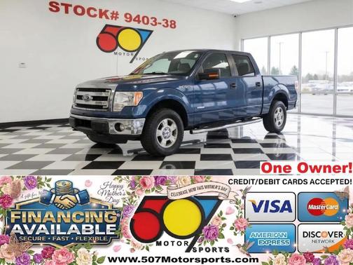 Blue 2013 Ford F-150 XLT