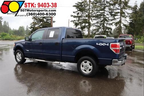 Blue 2013 Ford F-150 XLT