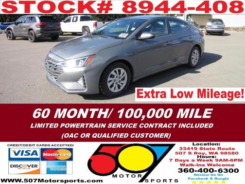 2019 Hyundai ELANTRA SE