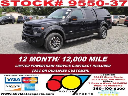 Tuxedo Black Metallic 2013 Ford F-150 FX4