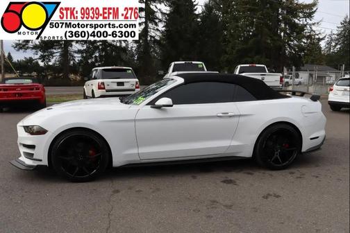 Oxford White 2018 Ford Mustang EcoBoost Premium