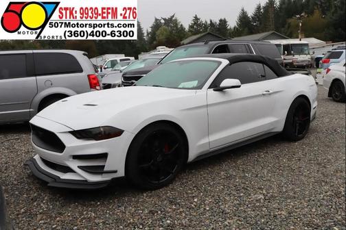 Oxford White 2018 Ford Mustang EcoBoost Premium