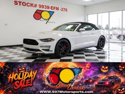 Oxford White 2018 Ford Mustang EcoBoost Premium