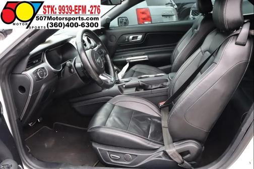 Oxford White 2018 Ford Mustang EcoBoost Premium