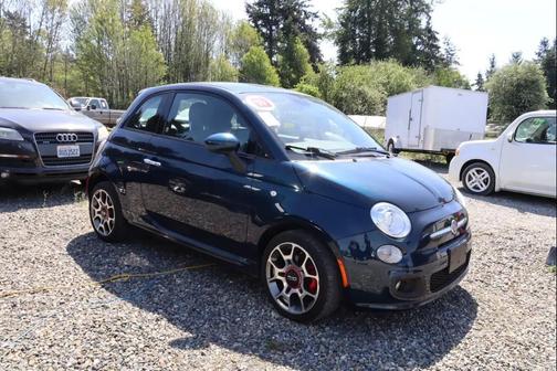 Verde Azzurro (Blue-Green) 2015 FIAT 500 Sport