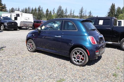 Verde Azzurro (Blue-Green) 2015 FIAT 500 Sport