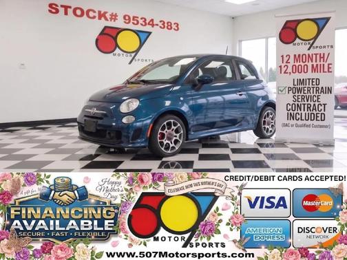 Verde Azzurro (Blue-Green) 2015 FIAT 500 Sport