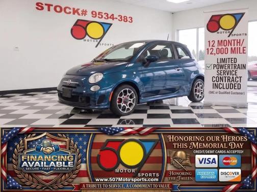 Verde Azzurro (Blue-Green) 2015 FIAT 500 Sport